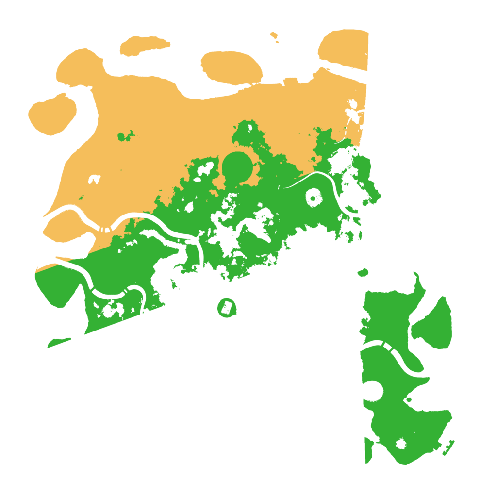 Biome Rust Map: Procedural Map, Size: 4250, Seed: 64126163