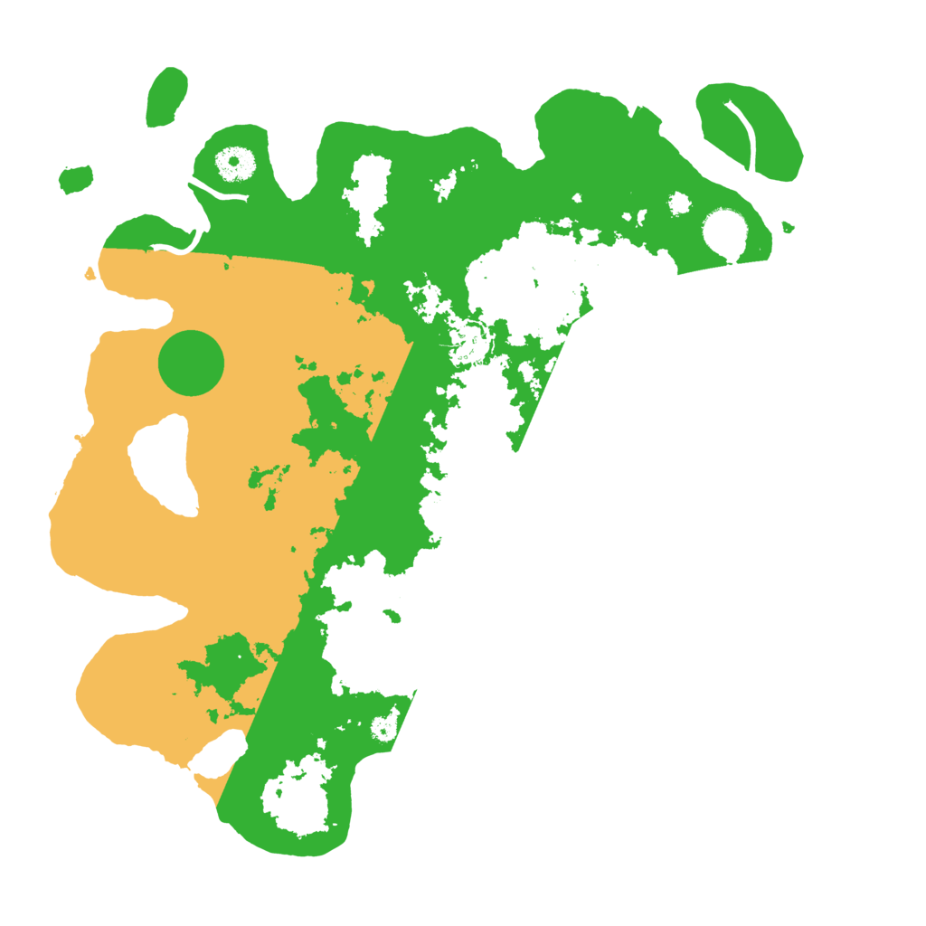 Biome Rust Map: Procedural Map, Size: 3700, Seed: 422575