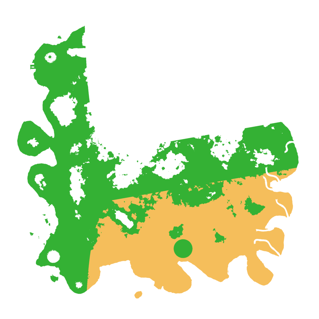 Biome Rust Map: Procedural Map, Size: 4500, Seed: 639424880