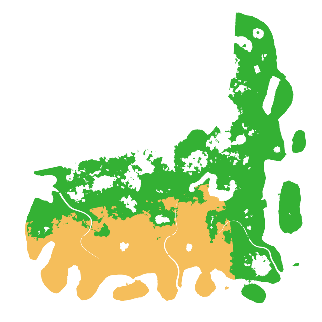 Biome Rust Map: Procedural Map, Size: 4500, Seed: 1642241926