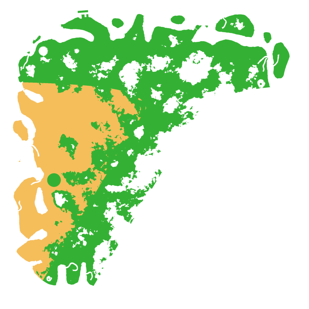 Biome Rust Map: Procedural Map, Size: 6000, Seed: 3650