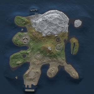 Thumbnail Rust Map: Procedural Map, Size: 2094, Seed: 634196, 9 Monuments