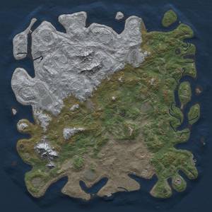 Thumbnail Rust Map: Procedural Map, Size: 5250, Seed: 7654654, 19 Monuments