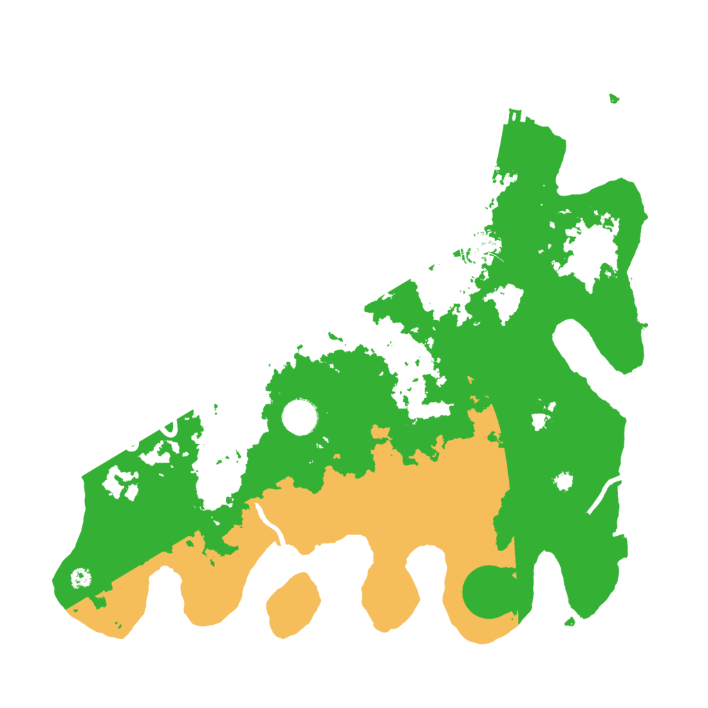 Biome Rust Map: Procedural Map, Size: 3500, Seed: 421451515