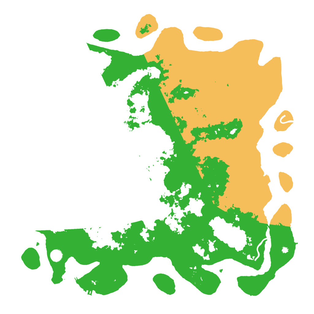 Biome Rust Map: Procedural Map, Size: 4500, Seed: 290212524