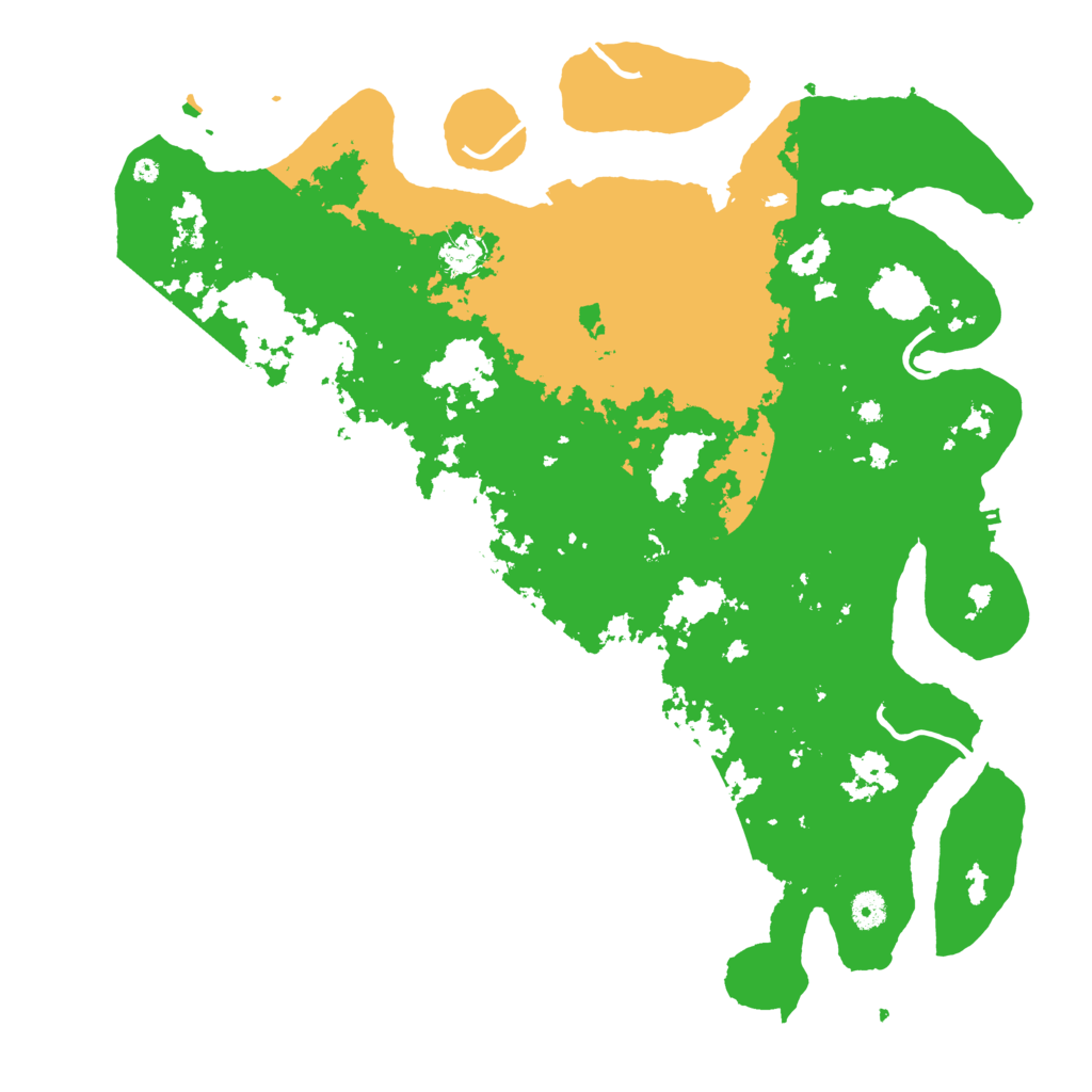 Biome Rust Map: Procedural Map, Size: 4500, Seed: 625437051