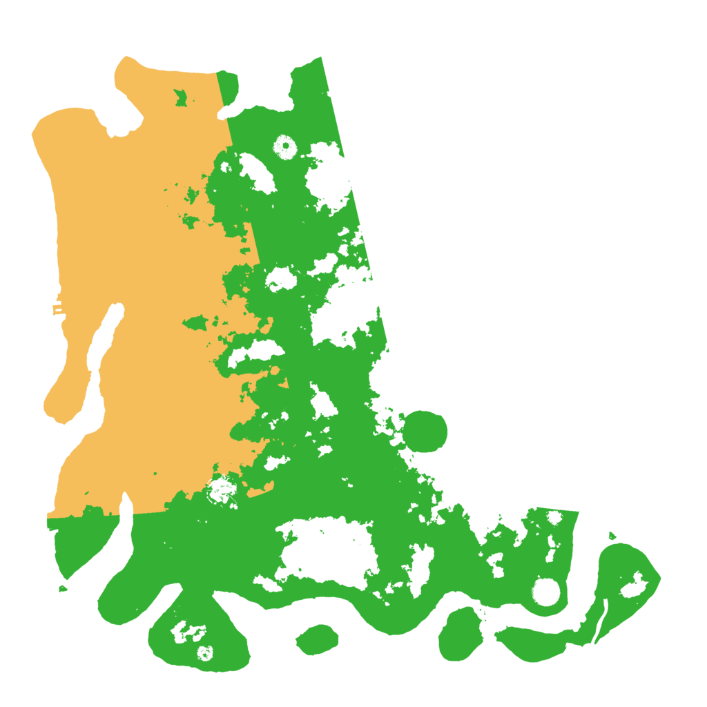 Biome Rust Map: Procedural Map, Size: 4500, Seed: 241819921
