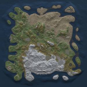 Thumbnail Rust Map: Procedural Map, Size: 4250, Seed: 236801904, 19 Monuments
