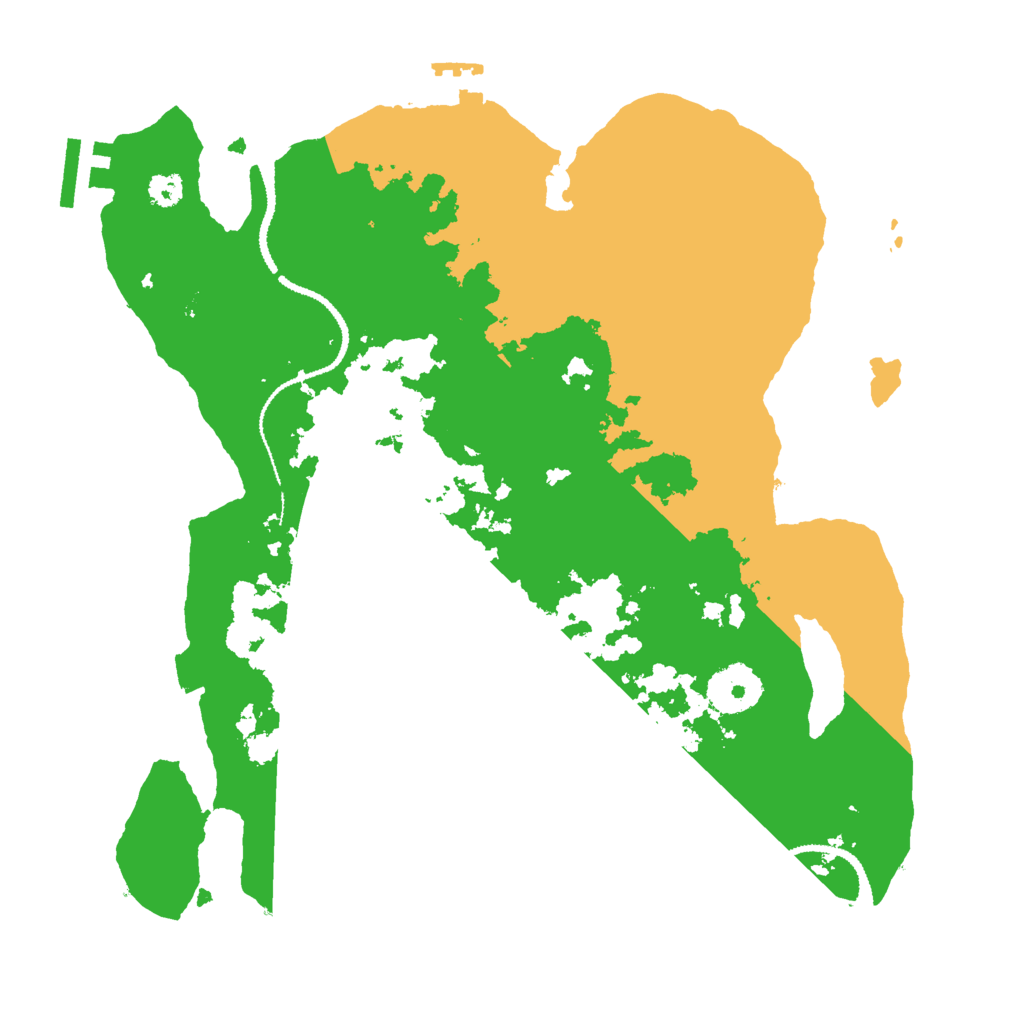 Biome Rust Map: Procedural Map, Size: 3000, Seed: 15259600