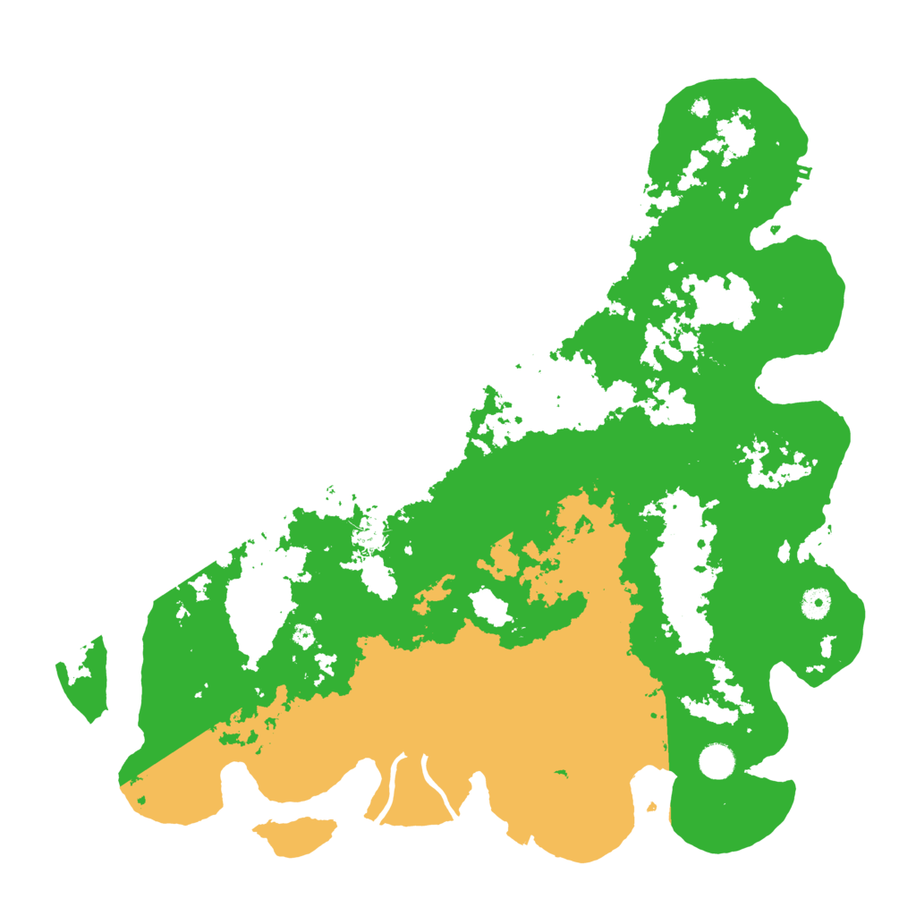 Biome Rust Map: Procedural Map, Size: 4500, Seed: 1048076318