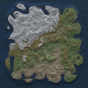 Thumbnail Rust Map: Procedural Map, Size: 4500, Seed: 1048076318, 19 Monuments