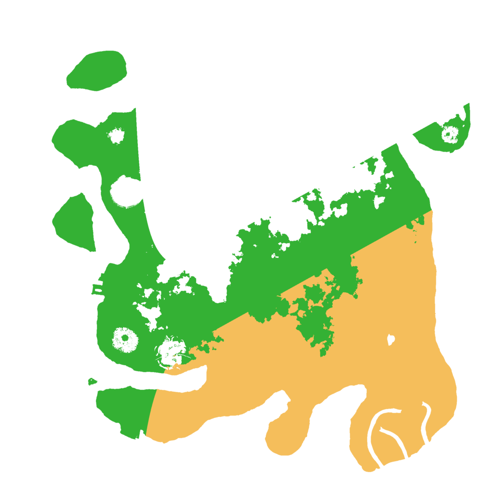 Biome Rust Map: Procedural Map, Size: 3000, Seed: 245687