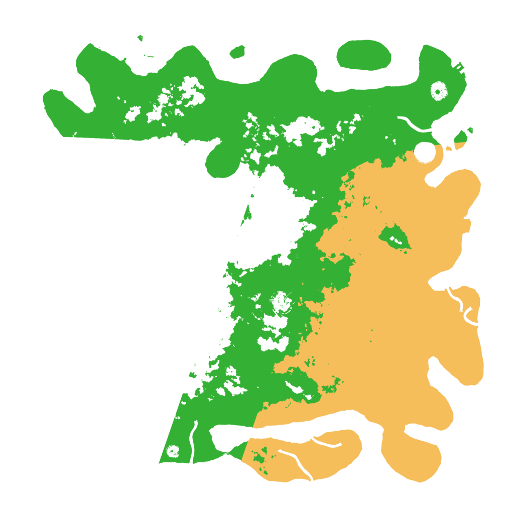 Biome Rust Map: Procedural Map, Size: 4350, Seed: 1204623517