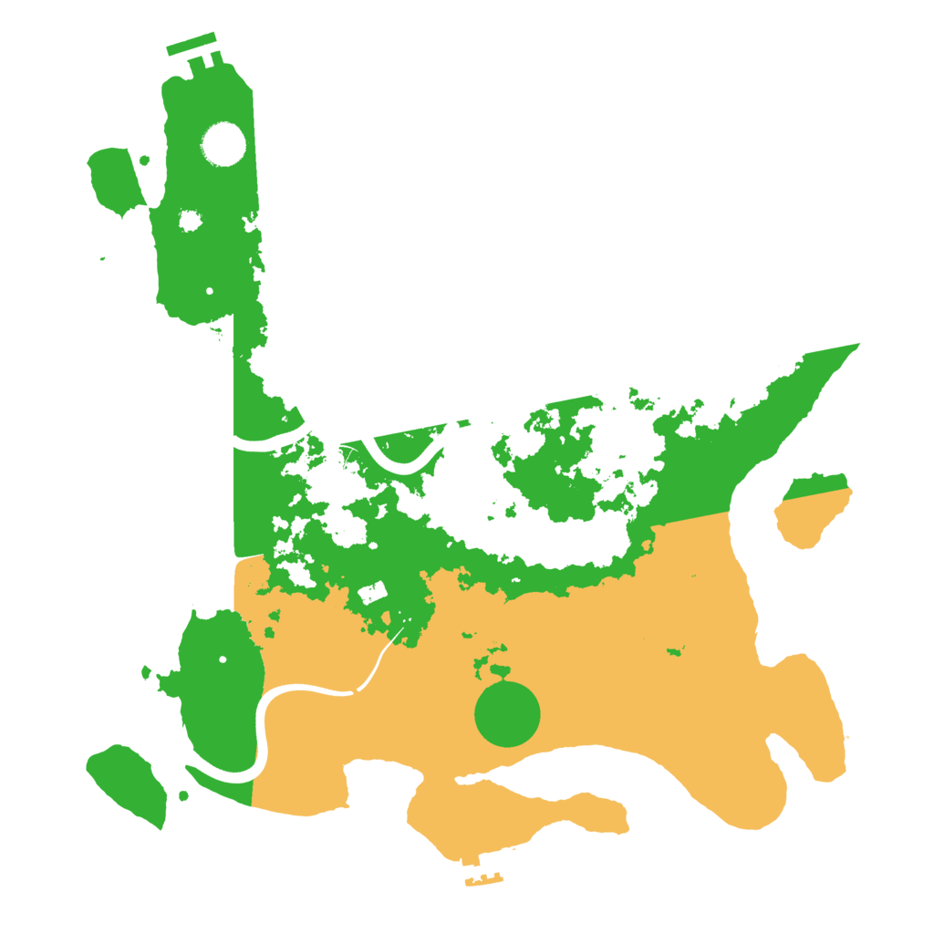 Biome Rust Map: Procedural Map, Size: 3750, Seed: 75963680