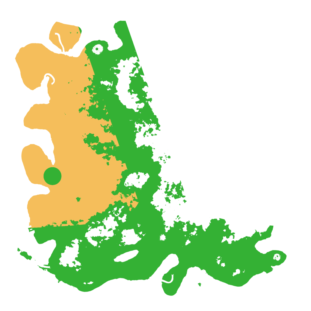 Biome Rust Map: Procedural Map, Size: 4600, Seed: 123775
