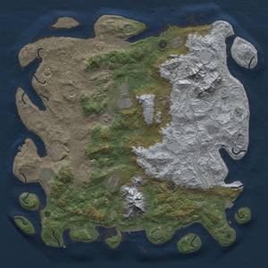 Thumbnail Rust Map: Procedural Map, Size: 5000, Seed: 182710842, 19 Monuments