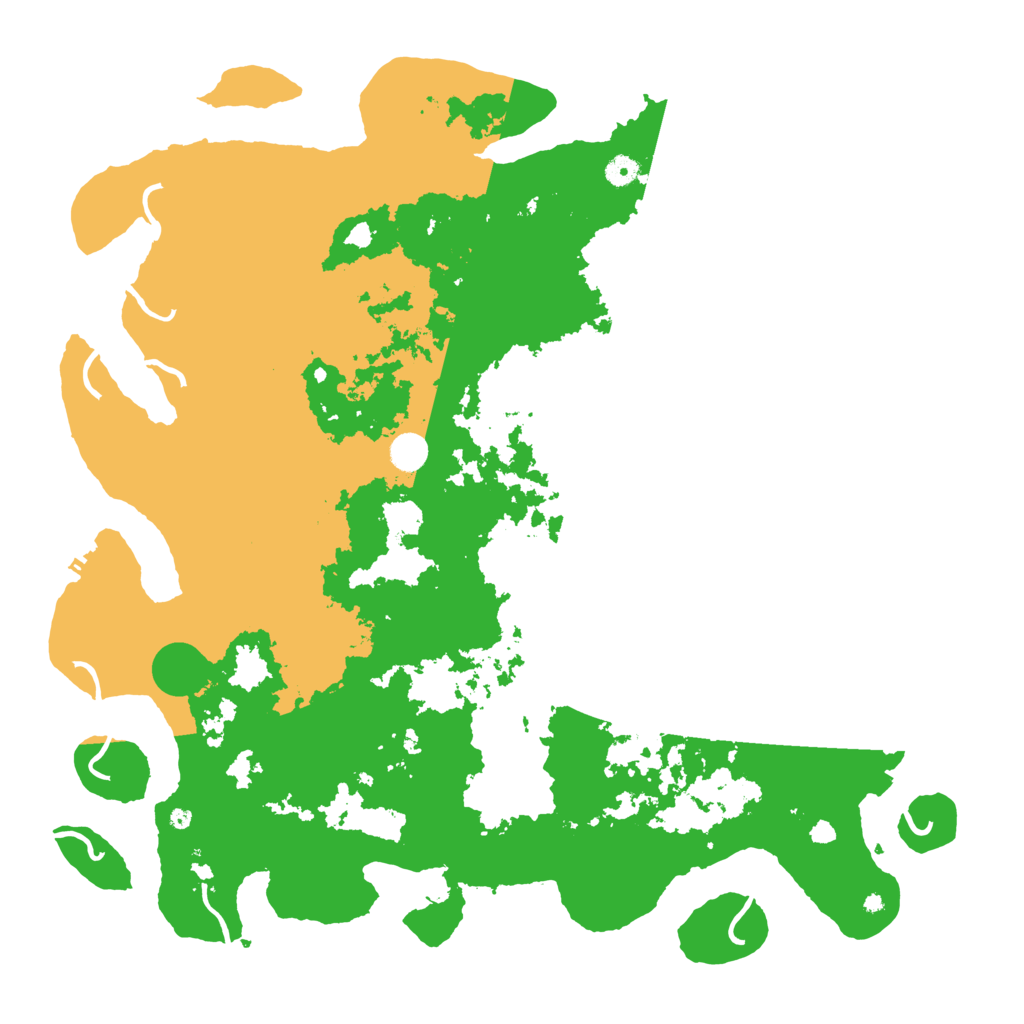 Biome Rust Map: Procedural Map, Size: 5000, Seed: 182710842
