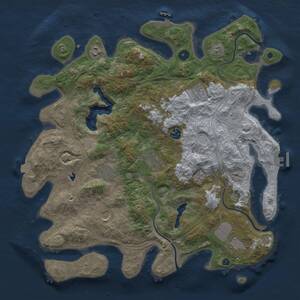 Thumbnail Rust Map: Procedural Map, Size: 4250, Seed: 285759, 14 Monuments