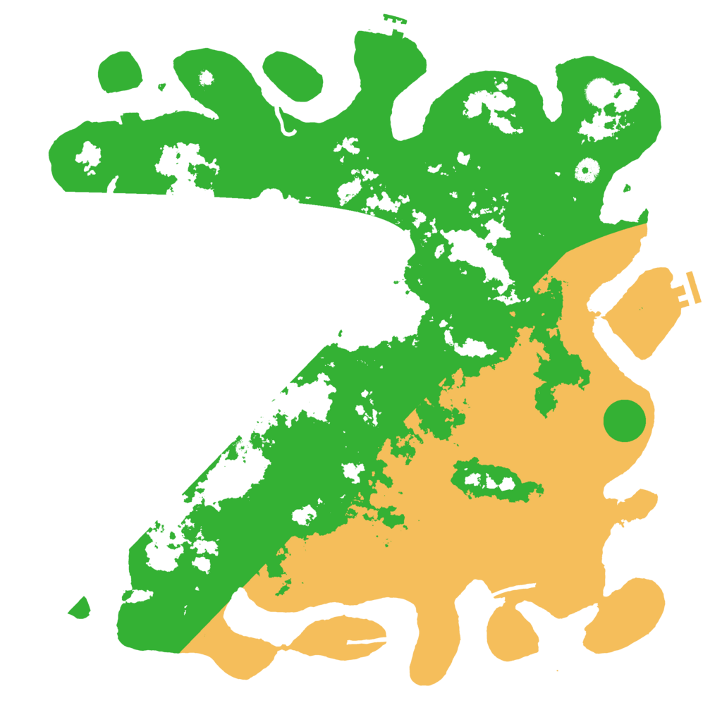 Biome Rust Map: Procedural Map, Size: 4500, Seed: 467764546