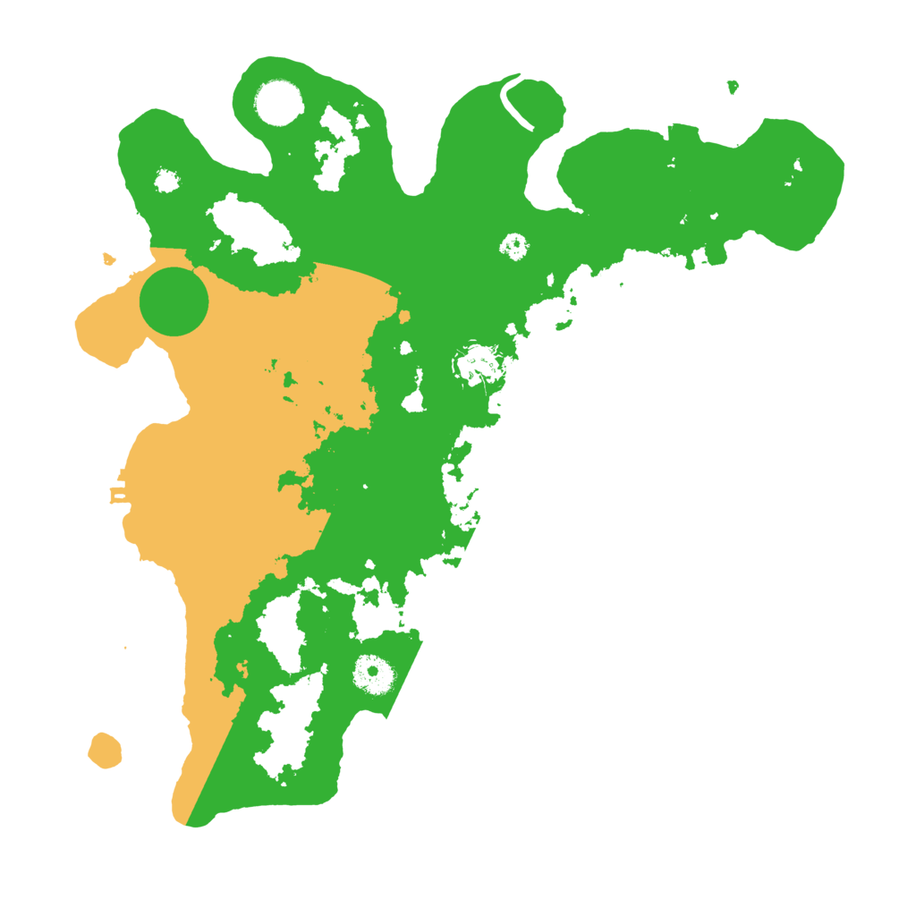 Biome Rust Map: Procedural Map, Size: 3500, Seed: 3274809