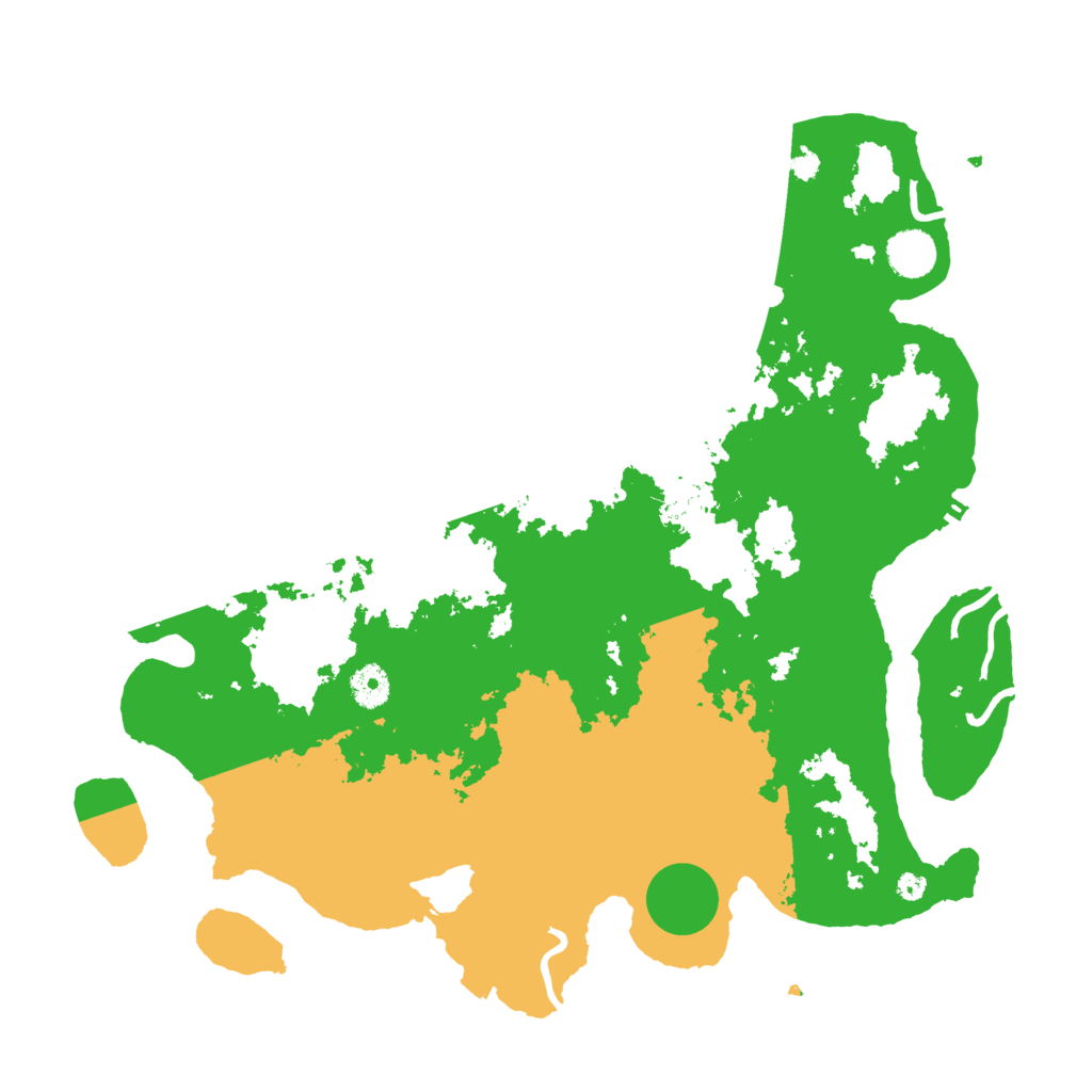 Biome Rust Map: Procedural Map, Size: 4000, Seed: 952