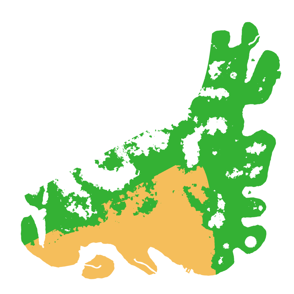 Biome Rust Map: Procedural Map, Size: 4500, Seed: 50424