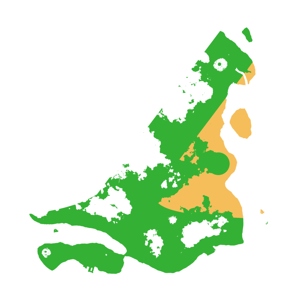 Biome Rust Map: Procedural Map, Size: 3500, Seed: 583757626
