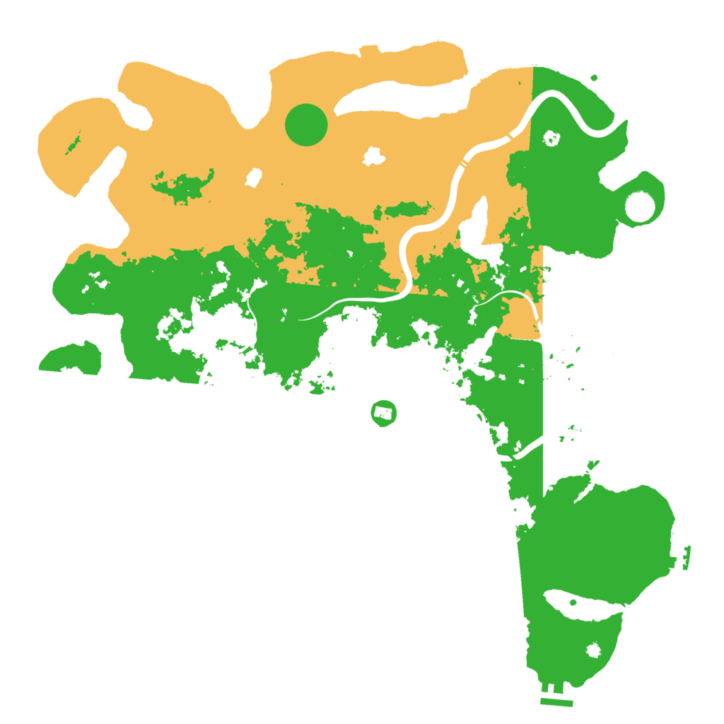 Biome Rust Map: Procedural Map, Size: 4500, Seed: 1102750854