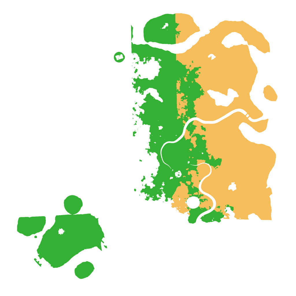 Biome Rust Map: Procedural Map, Size: 4500, Seed: 2145327627