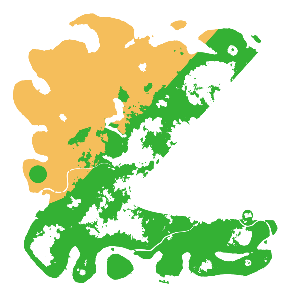 Biome Rust Map: Procedural Map, Size: 4500, Seed: 1519930346