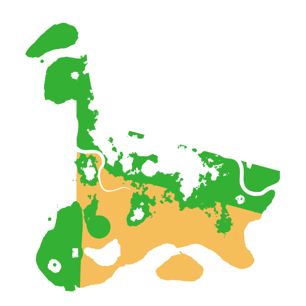 Biome Rust Map: Procedural Map, Size: 3500, Seed: 839630860