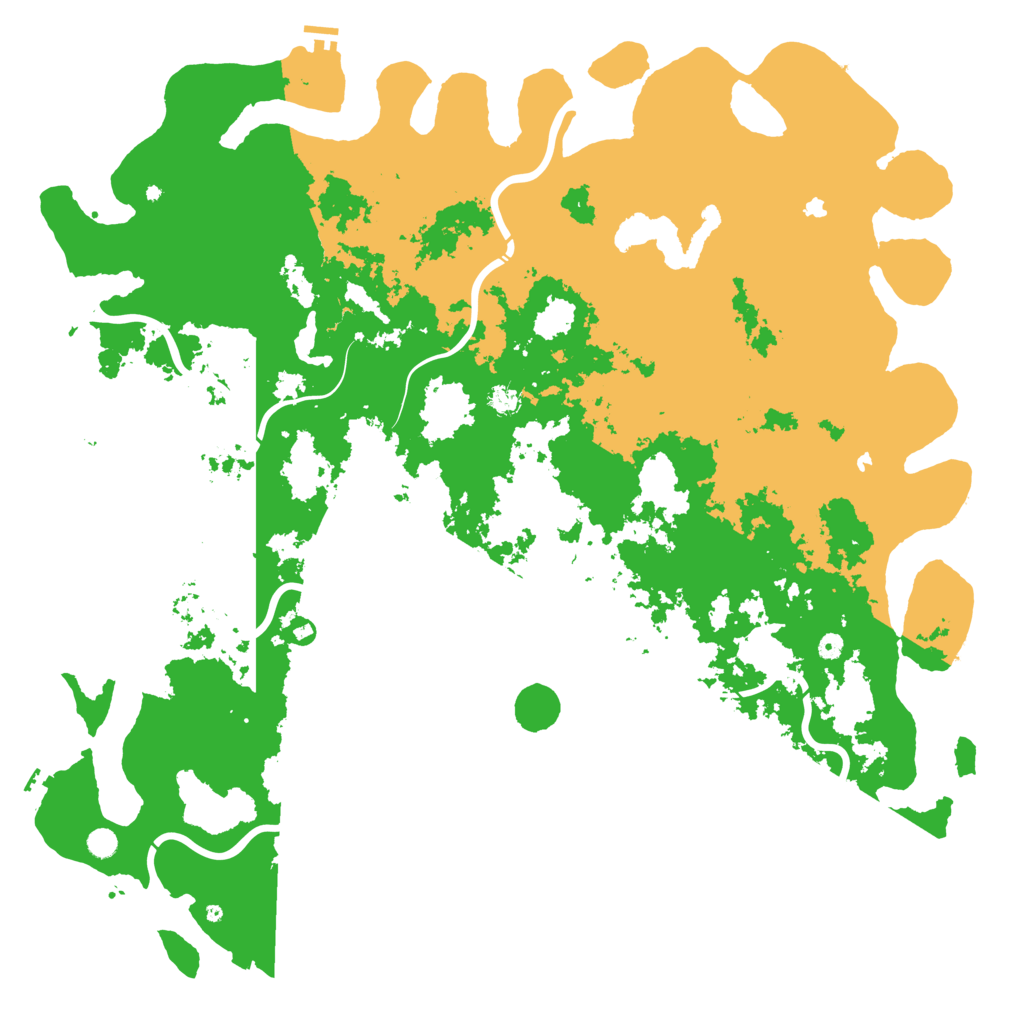 Biome Rust Map: Procedural Map, Size: 6000, Seed: 314536612
