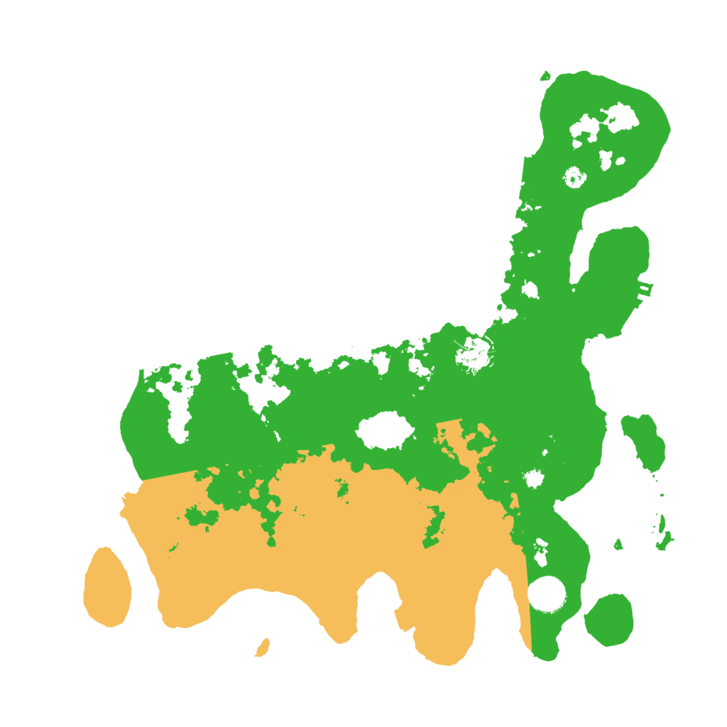 Biome Rust Map: Procedural Map, Size: 3500, Seed: 129624214