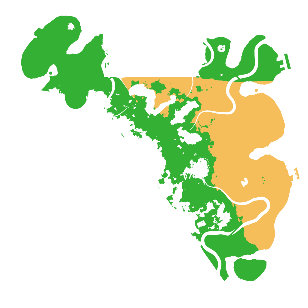 Biome Rust Map: Procedural Map, Size: 4000, Seed: 86849301