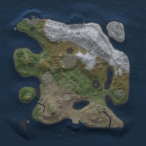 Thumbnail Rust Map: Procedural Map, Size: 2500, Seed: 1511762999, 8 Monuments
