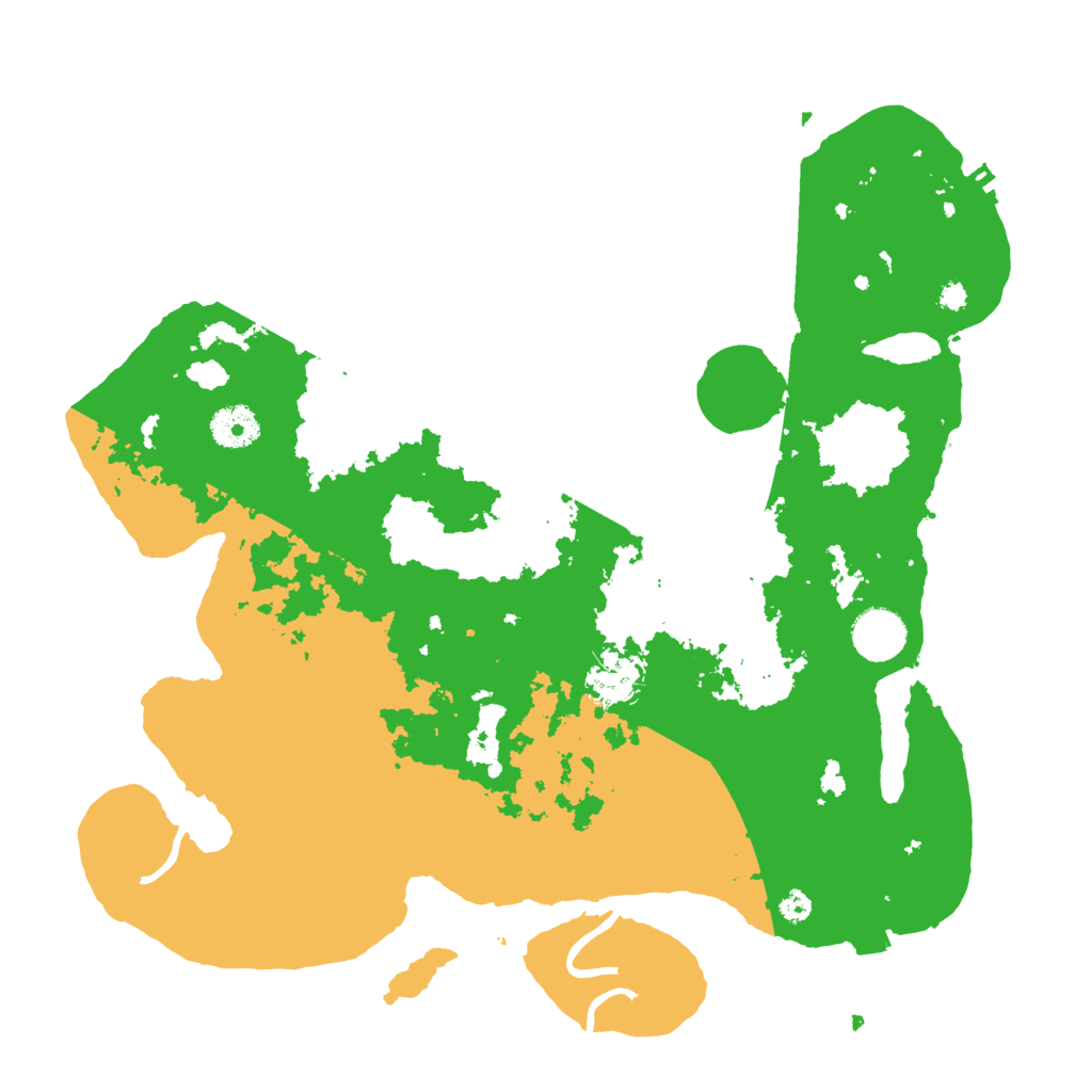 Biome Rust Map: Procedural Map, Size: 3600, Seed: 605727268