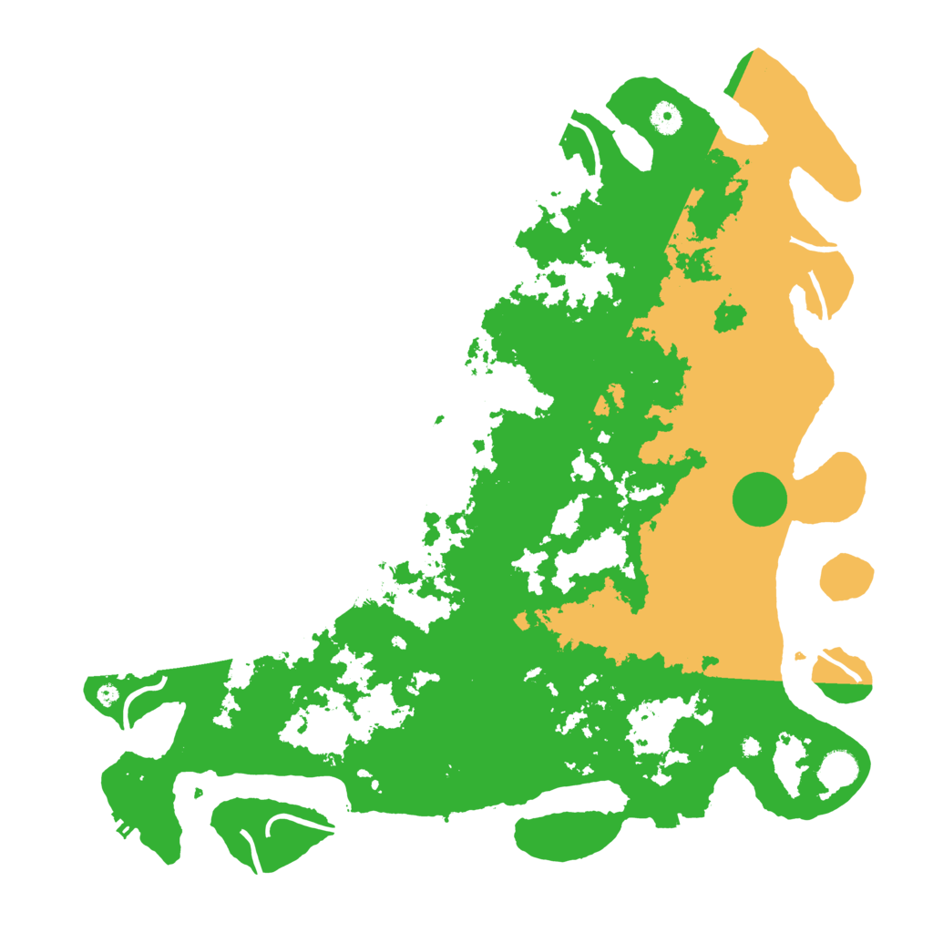 Biome Rust Map: Procedural Map, Size: 4500, Seed: 1348843880