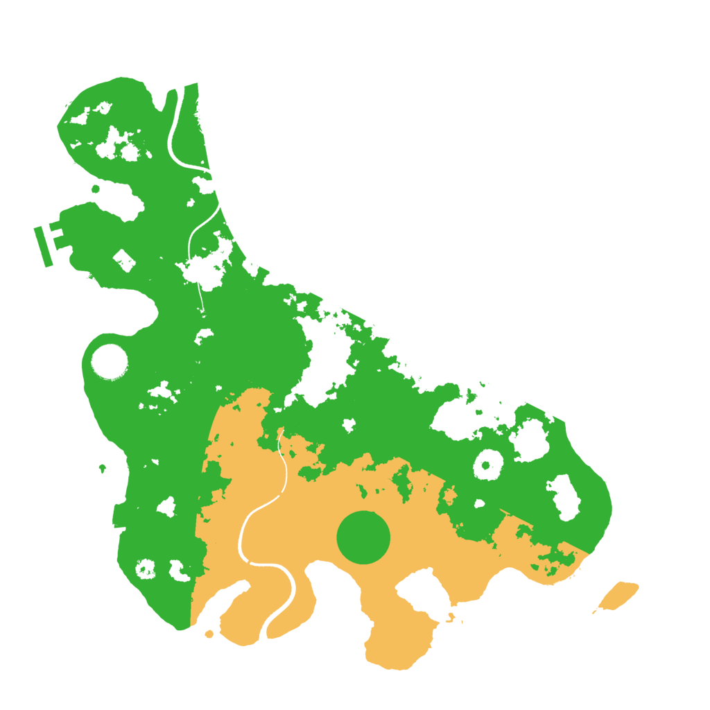 Biome Rust Map: Procedural Map, Size: 3500, Seed: 67877845