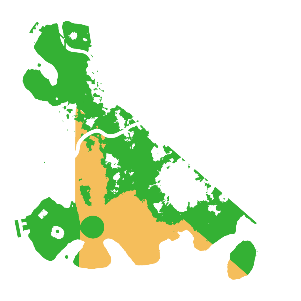 Biome Rust Map: Procedural Map, Size: 3500, Seed: 408729103