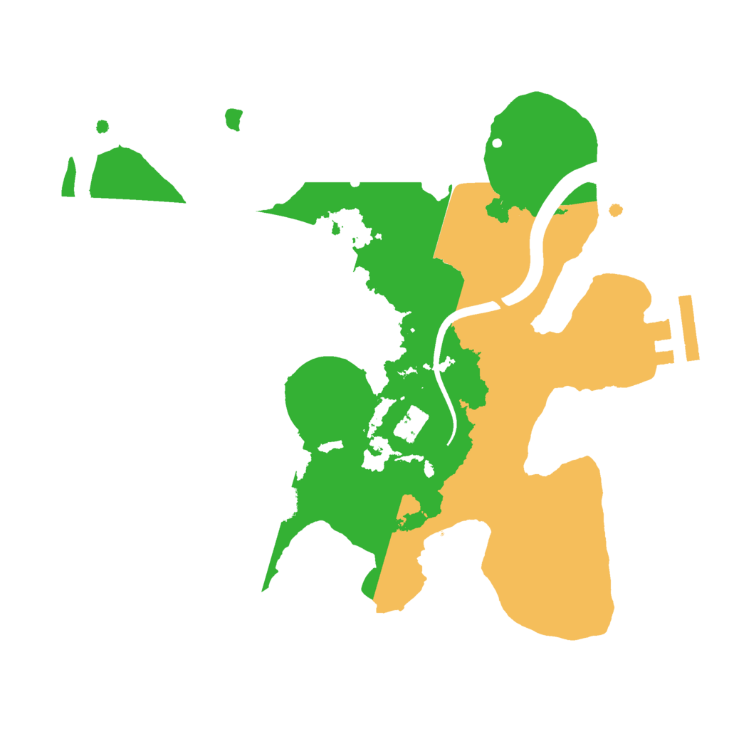 Biome Rust Map: Procedural Map, Size: 2250, Seed: 76938722