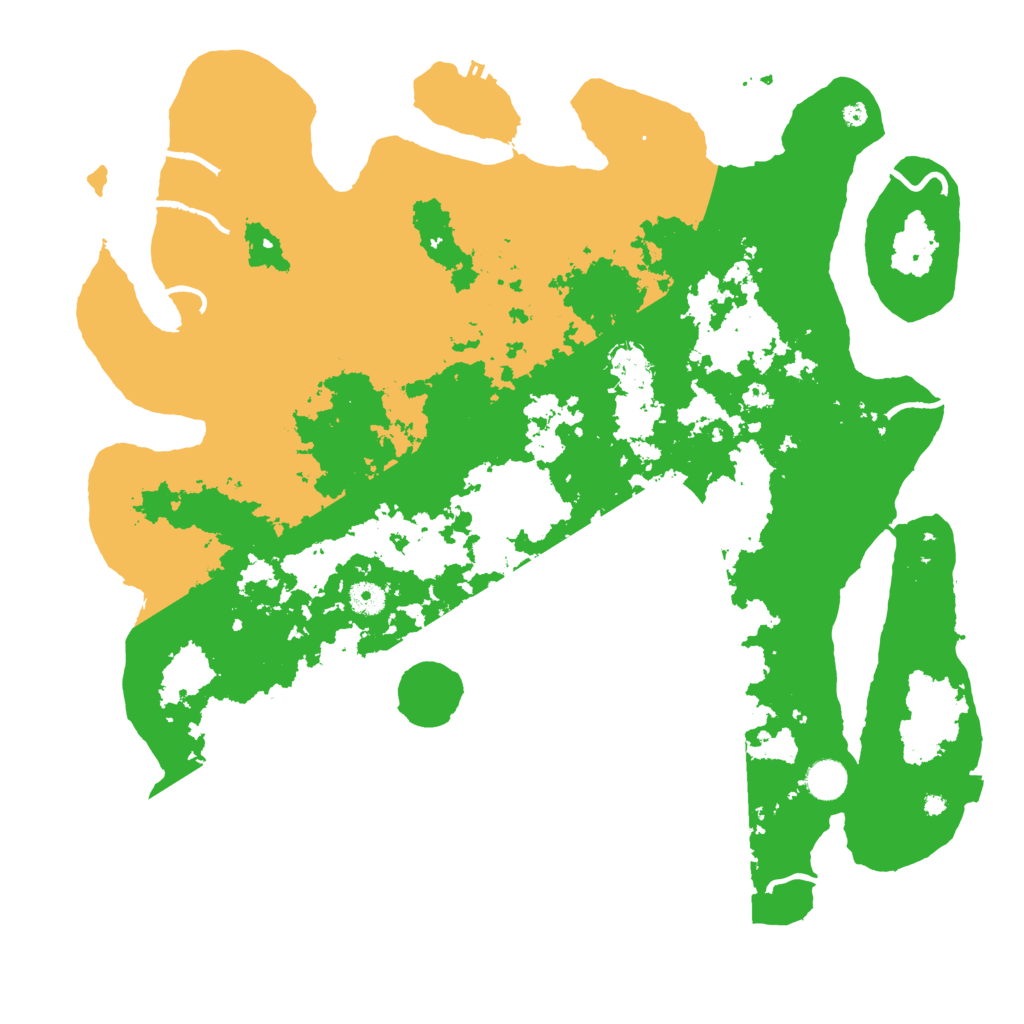 Biome Rust Map: Procedural Map, Size: 4400, Seed: 538434521