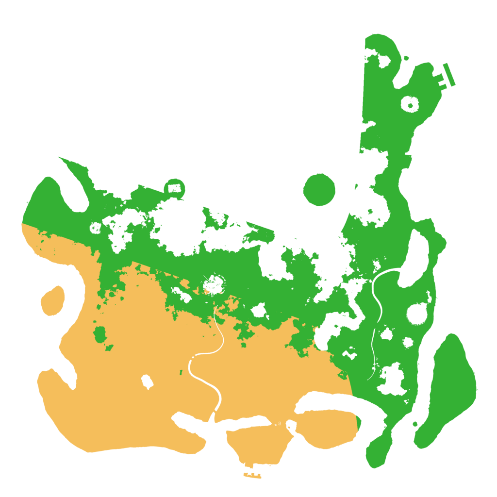 Biome Rust Map: Procedural Map, Size: 4250, Seed: 38893025