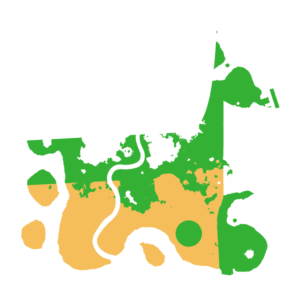 Biome Rust Map: Procedural Map, Size: 3000, Seed: 847752477
