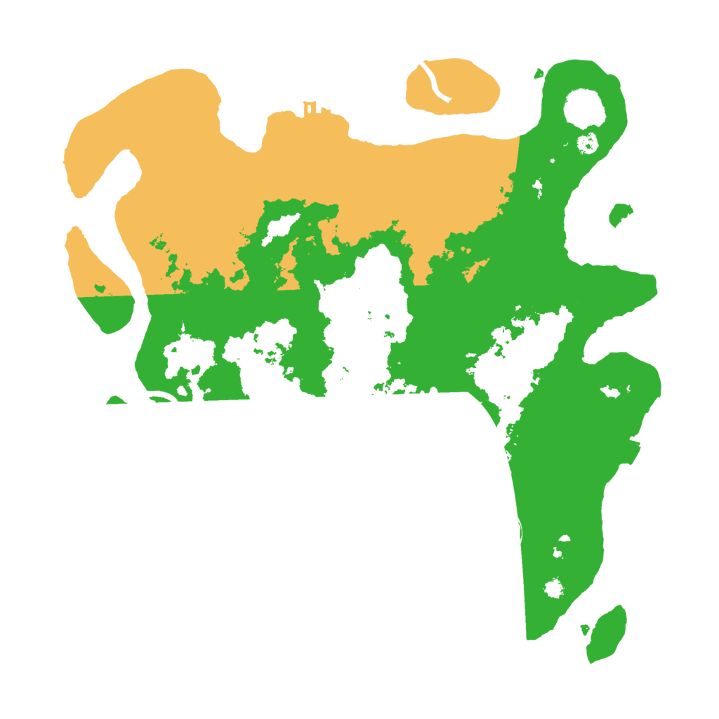 Biome Rust Map: Procedural Map, Size: 3500, Seed: 65311806