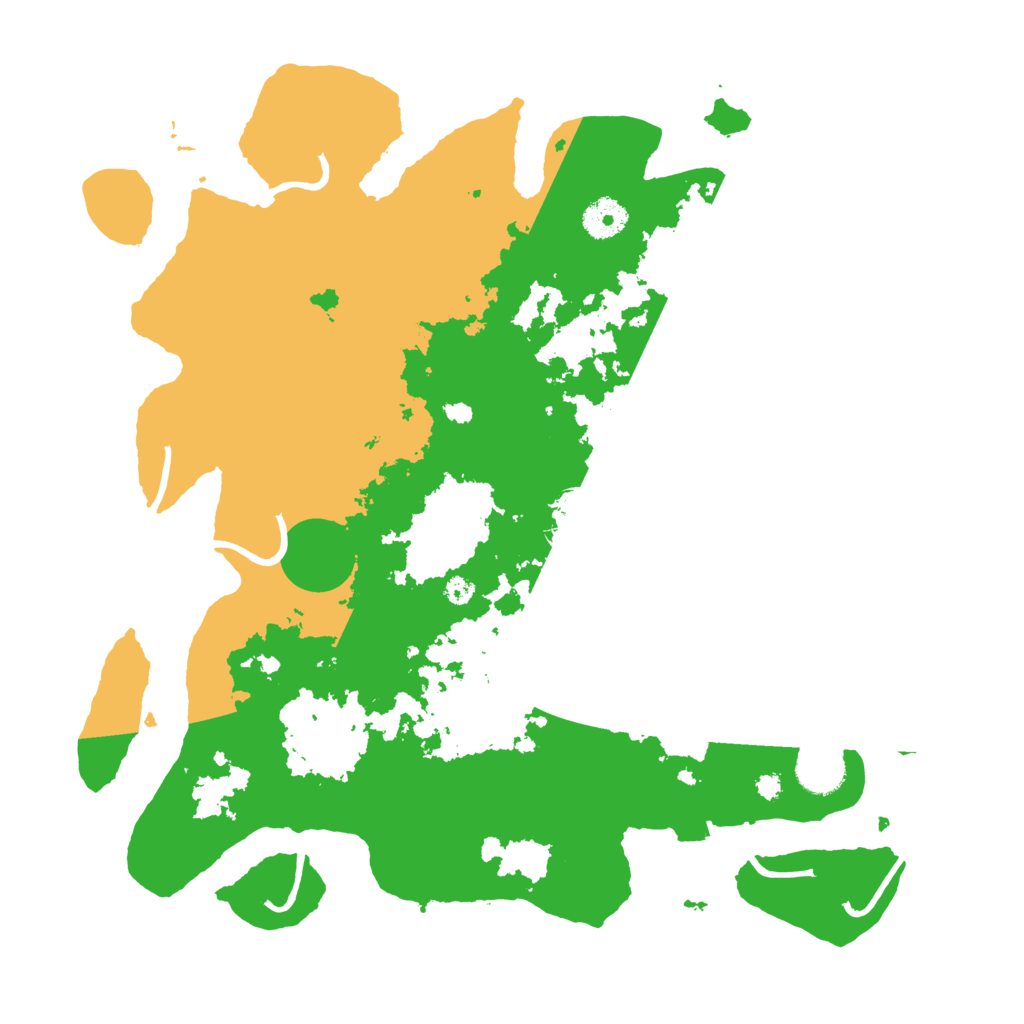 Biome Rust Map: Procedural Map, Size: 3700, Seed: 30813349
