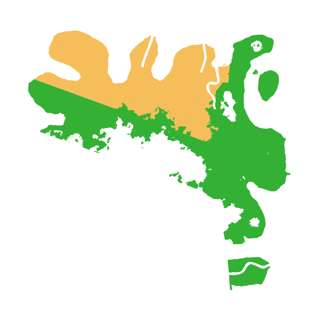 Biome Rust Map: Procedural Map, Size: 3000, Seed: 72696