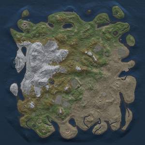 Thumbnail Rust Map: Procedural Map, Size: 4250, Seed: 1786336586, 19 Monuments