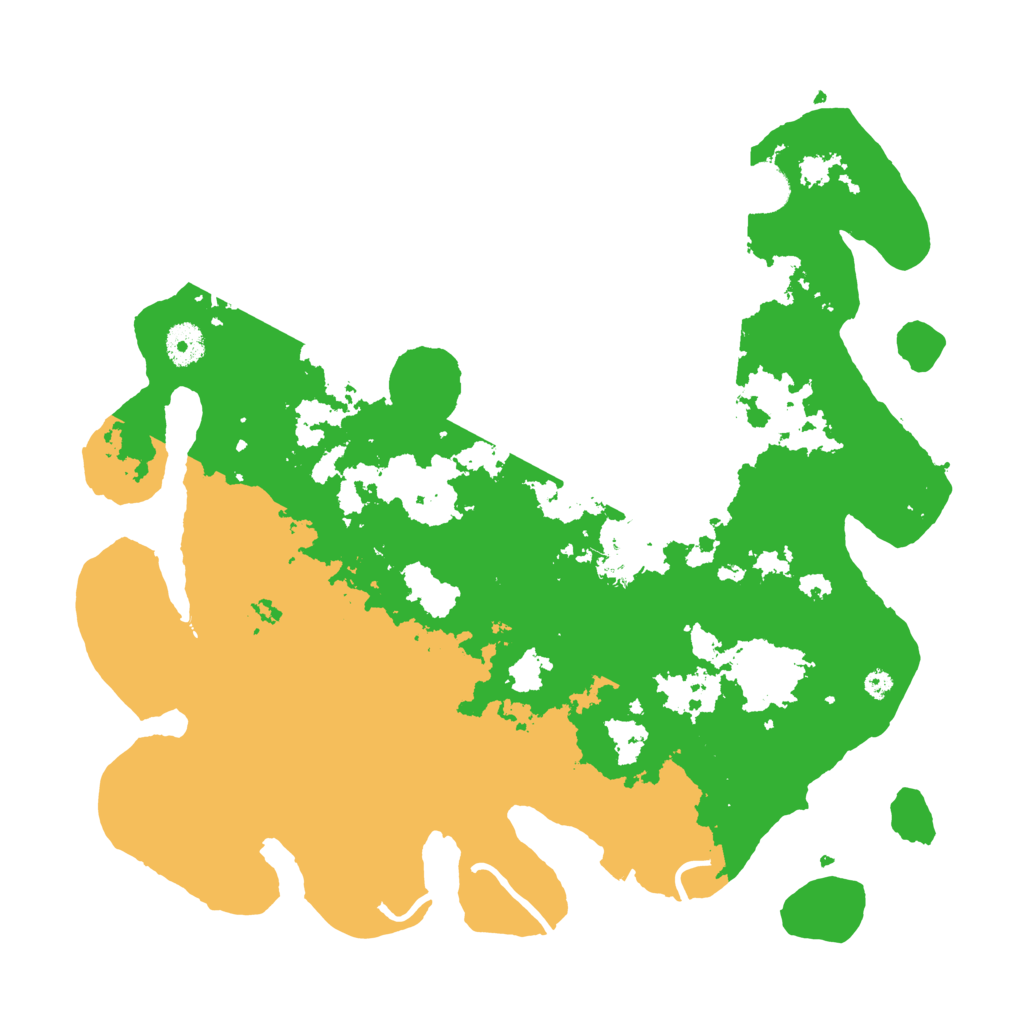 Biome Rust Map: Procedural Map, Size: 3800, Seed: 342621045