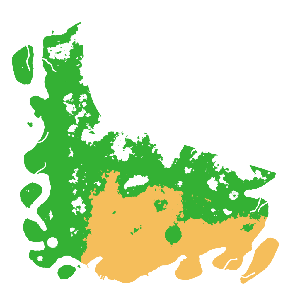 Biome Rust Map: Procedural Map, Size: 4986, Seed: 13825