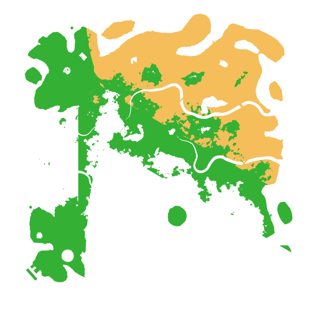 Biome Rust Map: Procedural Map, Size: 4500, Seed: 148961522